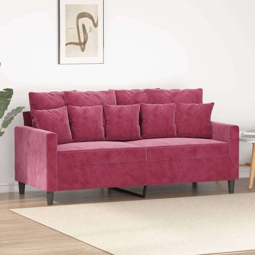  Dvosed vinsko rdeč 140 cm žamet Cene