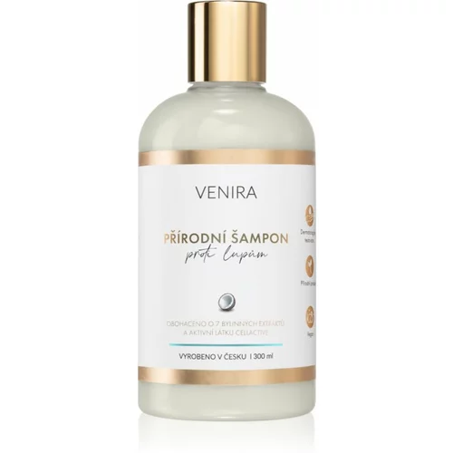 Venira Přírodní šampon proti lupům naravni šampon za odstranjevanje temenc 300 ml