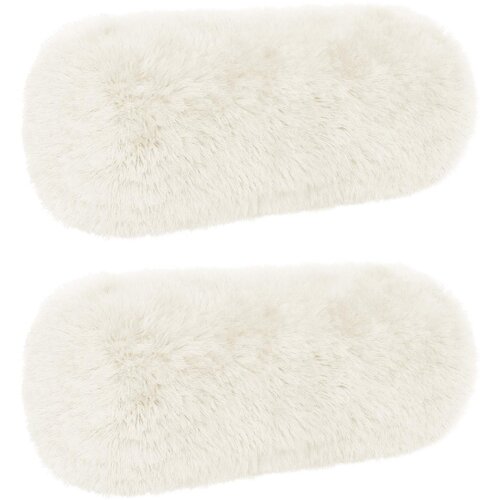  Presvlaka za jastuk 2 pcs HEERLEN Bijela &amp;Oslash; 15 x 40 cm PV flis Slike