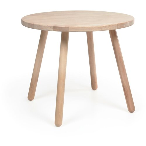 Kave Home Dječji stol od kaučukovog drveta Dilcia, ø 55 cm Cene