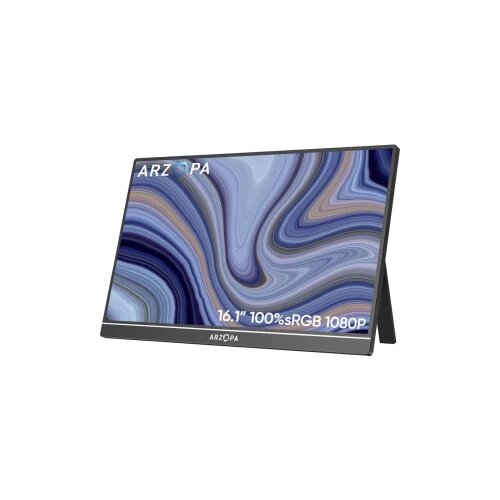 Arzopa LCD zaslon Energetska učinkovitost 2021: A (A - G) 40.9 cm (16.1 palac) 1920 x 1080 piksel 16:9 25 ms HDMI&trade;, USB- Cijene