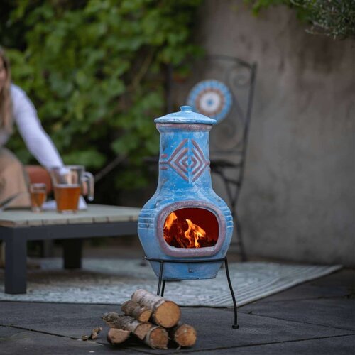 RedFire kamin Colima glineni morski plavi / crveni 86031 Slike