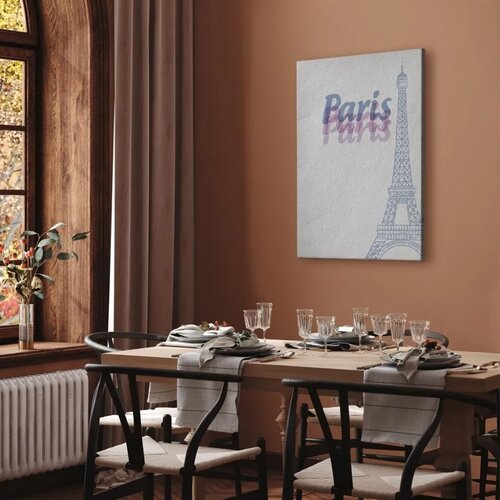  Slika - Paris in Watercolours (1 Part) Vertical 40x60 Standard Slike