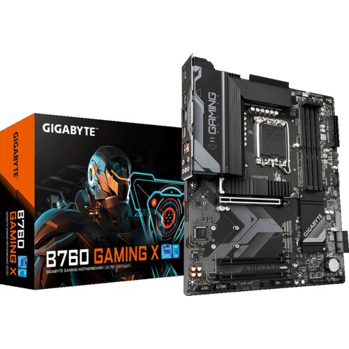 Gigabyte LGA 1700, B760 Chipset, 4x DDR5, Support 13th and 12th Gen, Fast Networks：2.5GbE LAN Slike