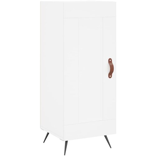Maison Chic Komoda - Predalnik bela 34,5x34x90 cm inženirski les, (21716242) Slike