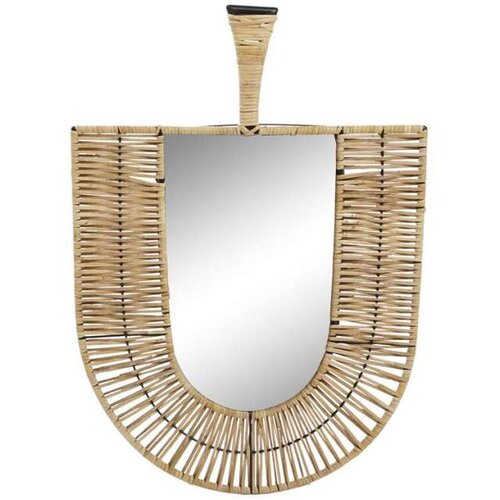  Zidno ogledalo DKD Home Decor Smeđa Prirodno Evantai Tropsko 50 x 2 5 x 72 cm 52 x 2 5 x 72 cm Cijene
