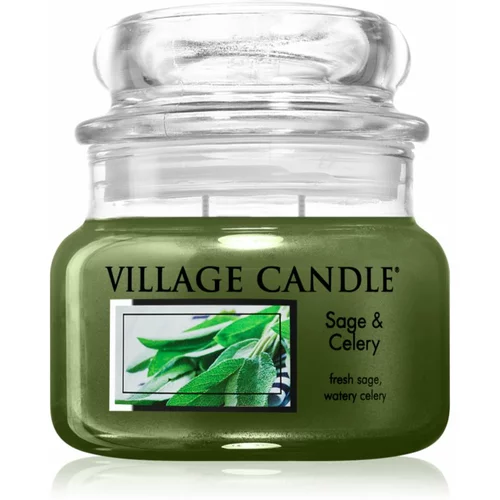 Village Candle Sage & Celery dišeča sveča 262 g
