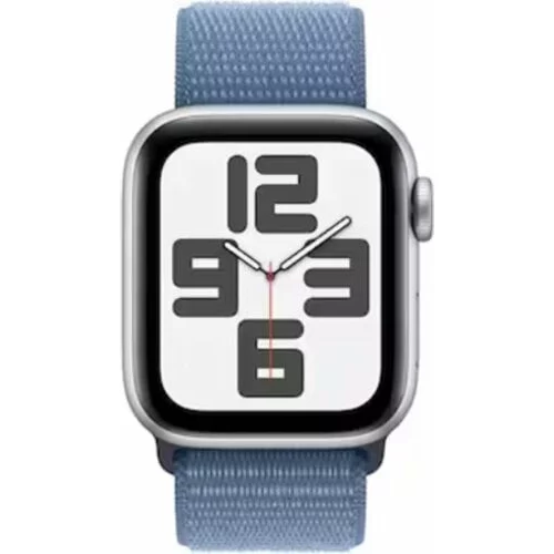 Apple Watch SE (2022) 40mm (GPS Only) Aluminium Case Silver Sport Loop Winter Modra