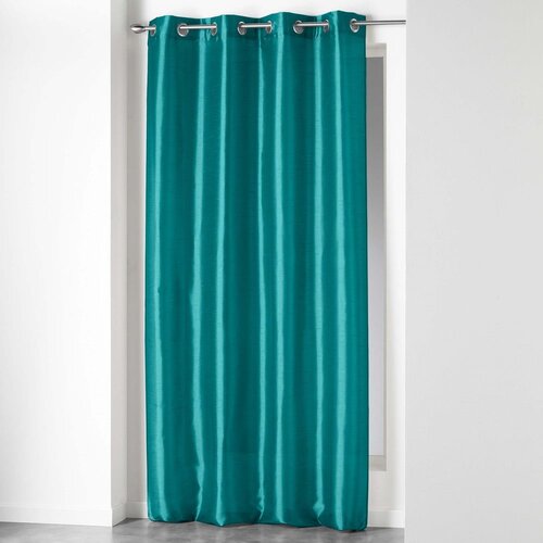 Douceur d intérieur Modra zavesa iz mikrosatena 140x240 cm Shana – Cene