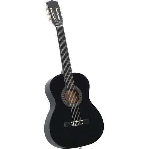  Klasična gitara za početnike i djecu crna 3/4 36&amp;quot; Slike