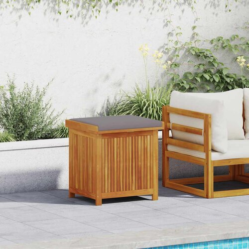 VidaXL Zunanja &amp;scaron;katla za blazine 60x50x61 cm trden akacijev les Slike