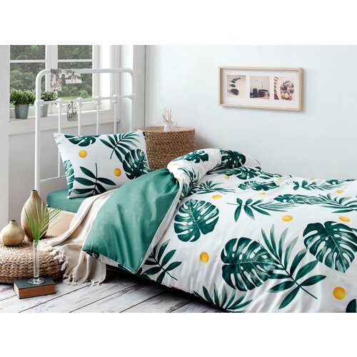 Lessentiel Maison komplet posteljina (160x220) Monstera Green Cene