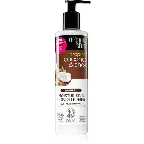 Organic Shop Natural Coconut & Shea vlažilni balzam za suhe in poškodovane lase 280 ml