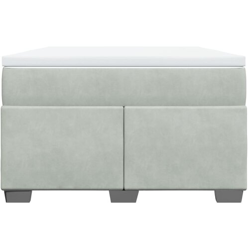 Box spring krevet s madracem svjetlosivi 120x200 cm bar&amp;scaron;unasti Slike
