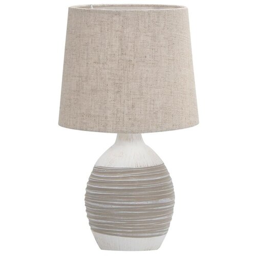 Candellux Lighting Bež namizna svetilka s tekstilnim senčnikom (višina 35 cm) Ambon – Cene