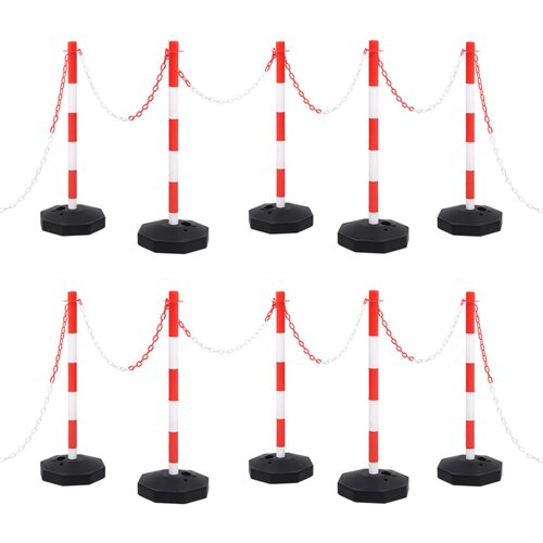  Set stupova s lancima 10 m plastični lanac Cijene