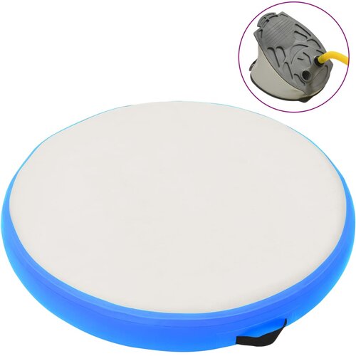 vidaXL Gimnastička prostirka na napuhavanje 100x100x10 cm PVC plava Cene
