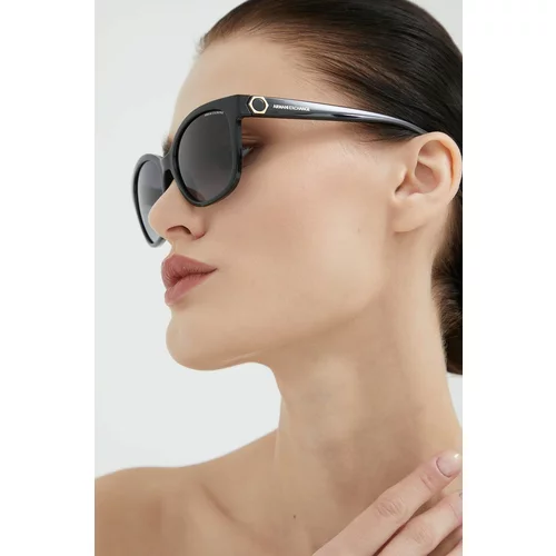 Armani Exchange Sunčane naočale za žene, boja: crna
