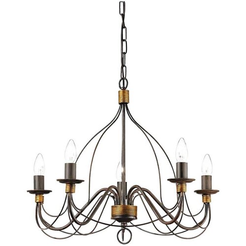 Ideal Lux luster na lancu corte 5xE14/40W/230V prečnik 54 cm bakar Cene
