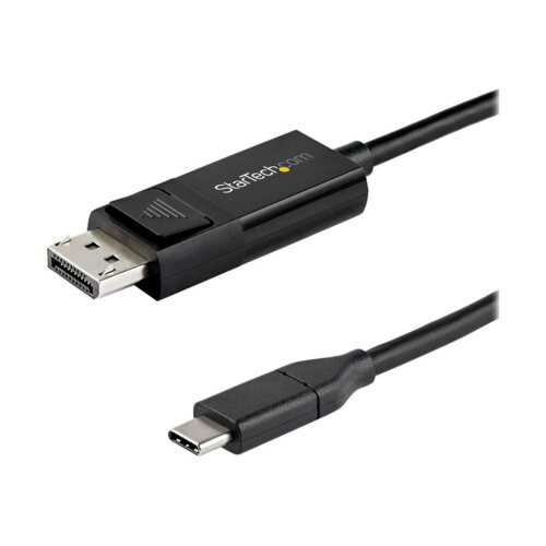 StarTech.com CDP2DP142MBD prilagodnik za video kabel 2 m USB Tip-C DisplayPort Črna Cene