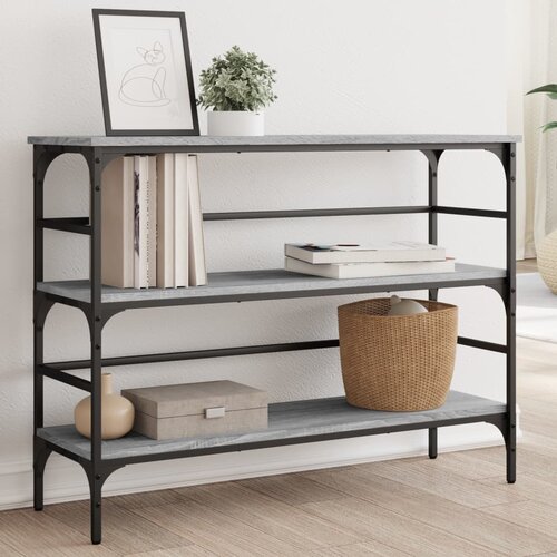 vidaXL Konzolni stol boja hrasta sonome 100x32x75 cm konstruirano drvo Cijene