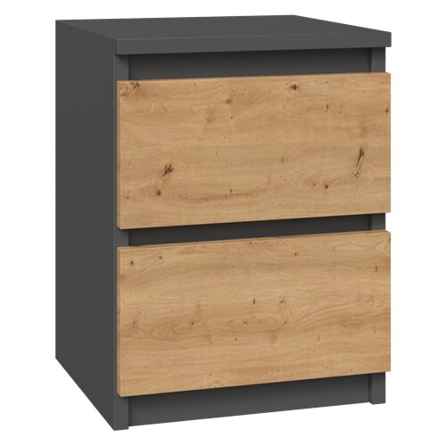 Shumee Nočna omarica Malwa M2 ANTRACIT ARTISAN, (21560423) Slike