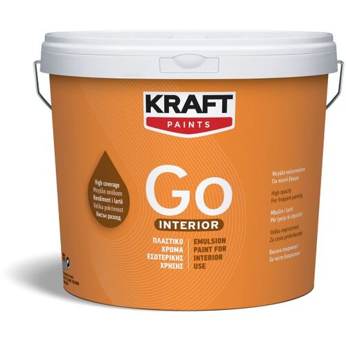 Kraft go! interior white 9l boja za zidove Slike