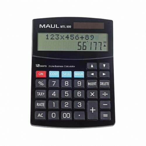Maul stoni poslovni kalkulator MTL 800, 12 cifara crna ( 05DGM3800B ) Slike