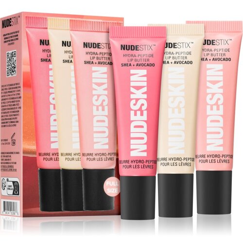 Nudestix Nudeskin Hydra-Peptide Lip Butter Tint Set poklon set (za usne) Slike