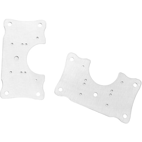 INF Plo&amp;scaron;ča za popravilo pohi&amp;scaron;tvenih tečajev 9x5 cm iz nerjavečega jekla 2-pack, (21247034) Slike