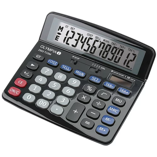  kalkulator namizni olympia 12-mestni 2503 nastavljiv ekran 153x147x17 olympia kalkul n