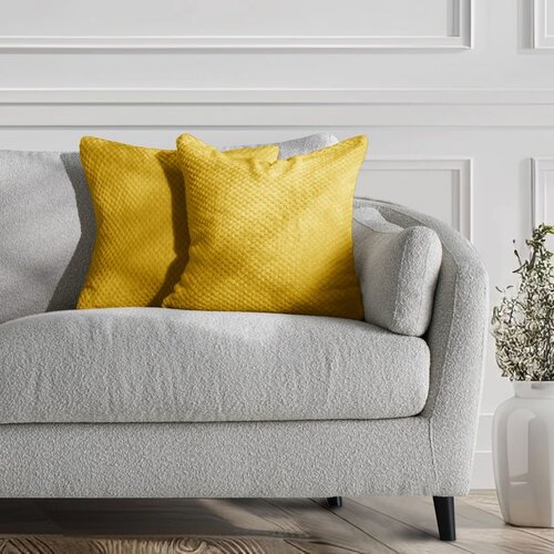 DecoKing Ukrasna jastučnica Henry 45x45 cm, boja senfa Cijene