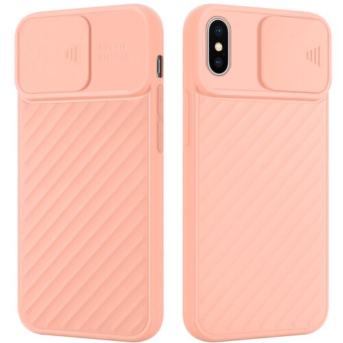 Cadorabo Ohi&amp;scaron;je, združljiv z Apple v Matt Pink - Za&amp;scaron;čitni pokrov iz fleksibilnega silikona TPU in z za&amp;scaron;čito pred kamero, (20591481) Slike