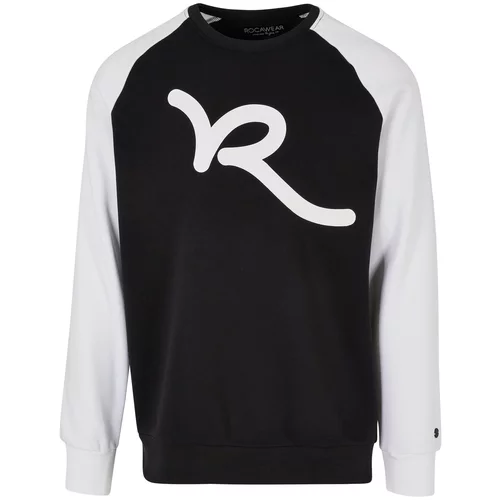 Rocawear Sweater majica crna / bijela