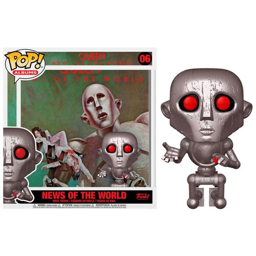 Funko POP figure Queen News of the World with Album Case Slike