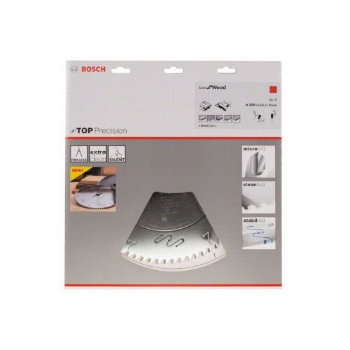 Bosch List kružne testere Top Precision Best for Wood 300x30x3.2;2.2mm 72T ATB Slike
