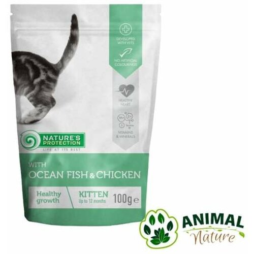 Natures Protection vlažna hrana za mačiće sa ribom i piletinom u sosu Cene