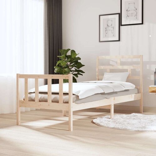  Za krevet od borovine 75 x 190 cm 2FT6 mali jednokrevetni Slike