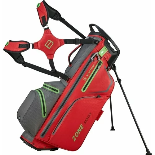Bennington Zone Stand Bag Red/Canon Grey/Yellow Golf torba