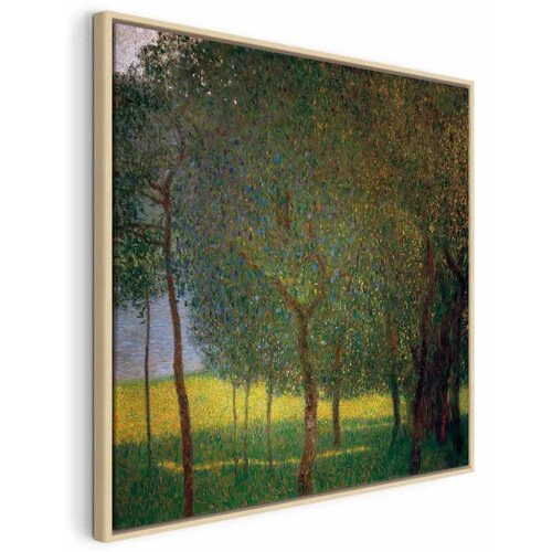  Slika - Gustav Klimt &ndash; Fruit trees on Attersee 60x60 U prirodnom drvenom okviru Cijene