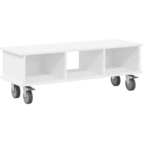  stalak Bijelo 100 x 35 x 35 cm Konstruirano drvo Slike