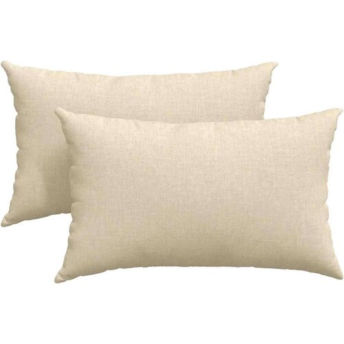 VidaXL jastučići za sofu 2 pcs krema 50 x 30 cm tkanina Slike