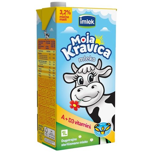 Imlek Mleko Moja kravica, A+D3 vitamini, 3.2%, 1 l Cene