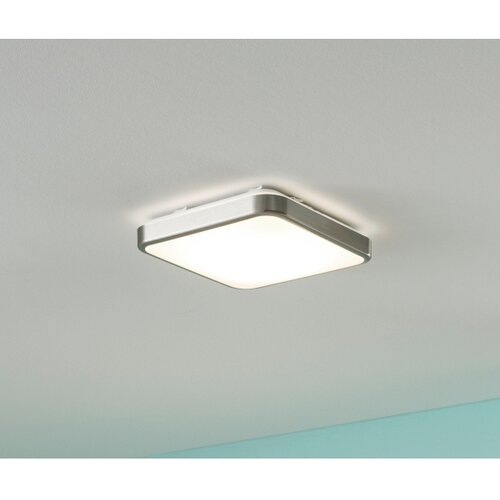 Eglo manilva 1 plafonjera/1, led, 16w, 1500lm, 290x290, nikl-mat/bela Slike