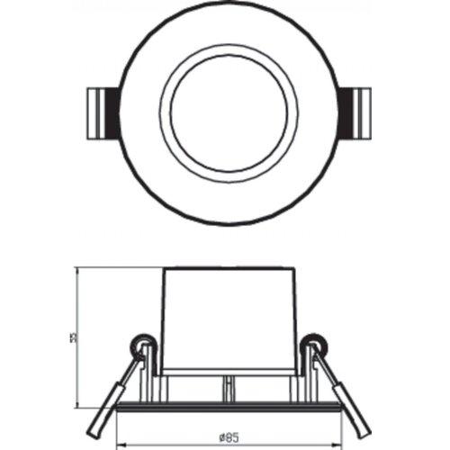 Philips KOMPLET 3x LED prigu&amp;scaron;iva kupatilska svetla LED/5W/230V 2700K IP65 Slike
