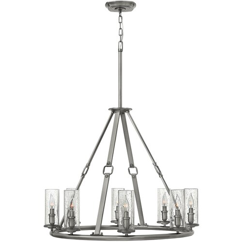 Elstead Lighting Elstead Dakota Lestenec z 8 lučmi in več kraki, antični nikelj, E14, (22099665) Cene