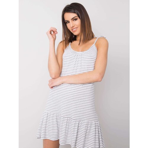 RUE PARIS Dress-RV-SK-5635.43P-white-gray Slike