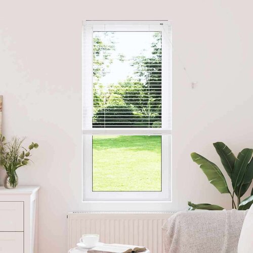 vidaXL Zavjesa za prozor sa zavjesama Ostalo Bijela 80 x 130 cm Aluminij Cijene