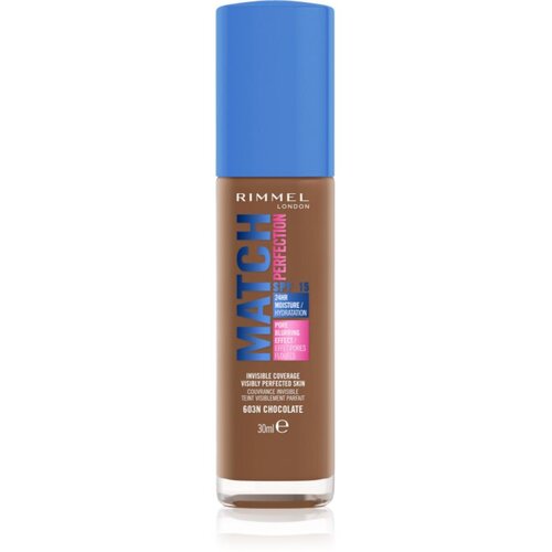 Rimmel London Match Perfection tekući puder SPF 20 nijansa 603N Chocolate 30 ml Cijene