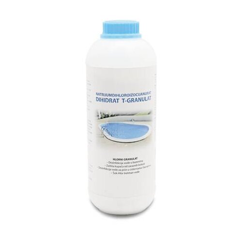 natrijum dihloroizocijanura dehidrat t granulat sredstvo za dezinfekciju vode u bazenima 1kg Slike